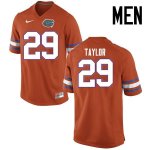 Men's Florida Gators #29 Jeawon Taylor NCAA Nike Orange Authentic Stitched College Football Jersey RFF3362JQ